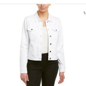 Jones New York White Denim Jacket Women's Size L